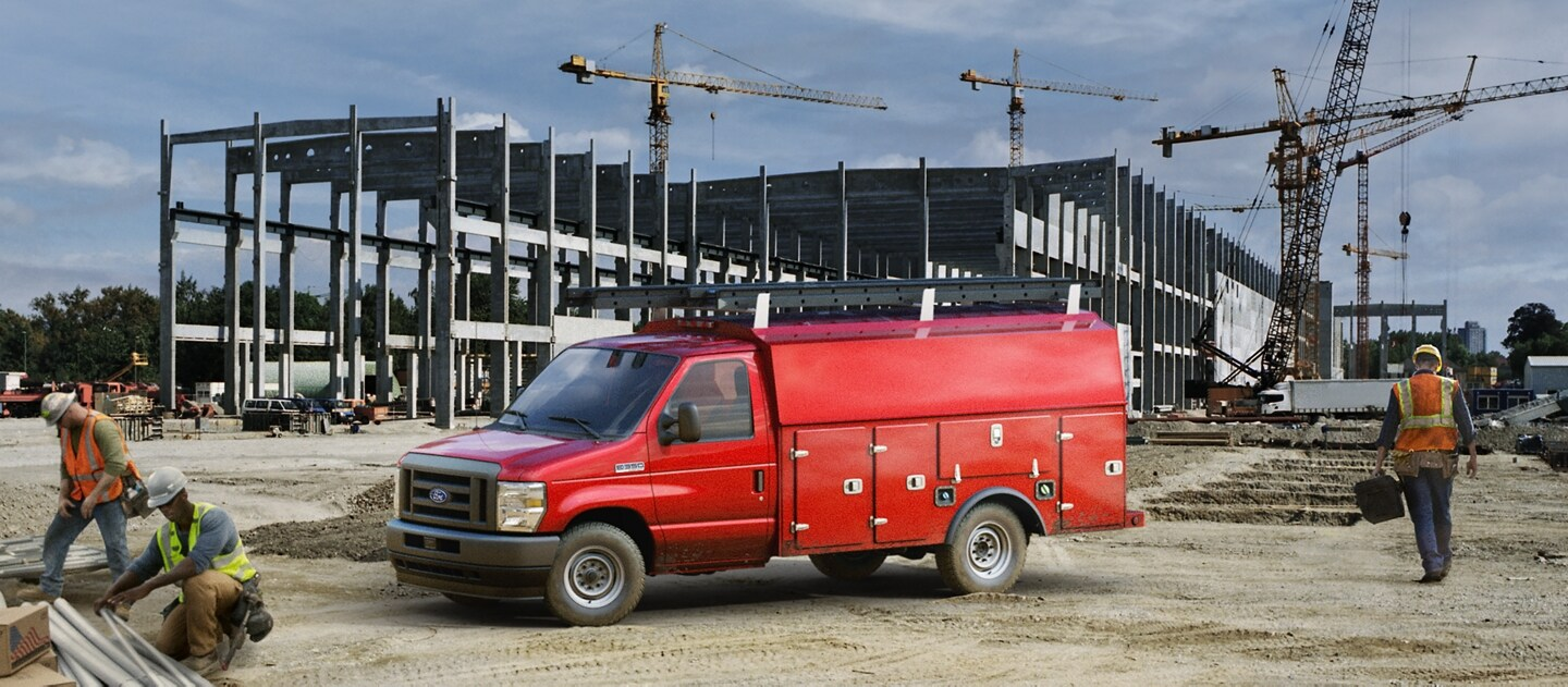 Red 2024 Ford Econoline
