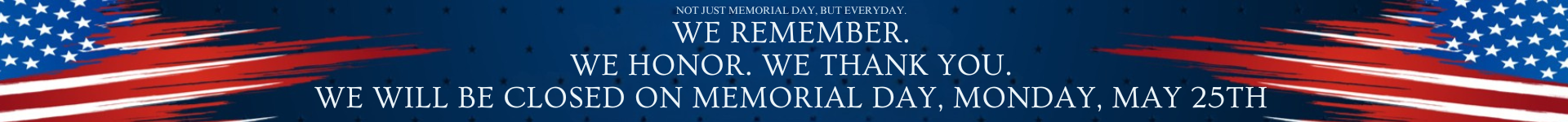 memorial day banner